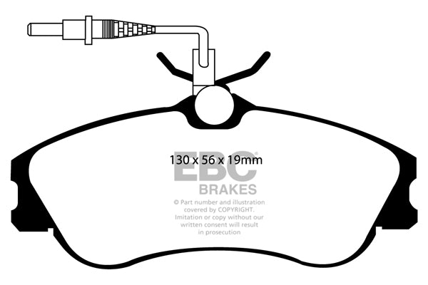 EBC Brakes Yellowstuff 4000 Series Street – DP41098R