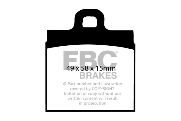EBC Brakes Ultimax OE Replacement Brake Pad Set – DP111