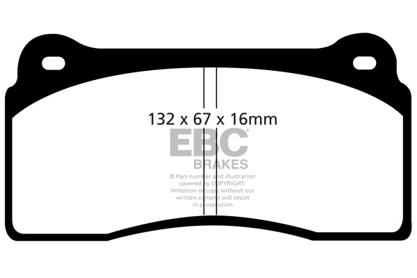 EBC Brakes Ultimax OE Replacement Brake Pad Set – DP812