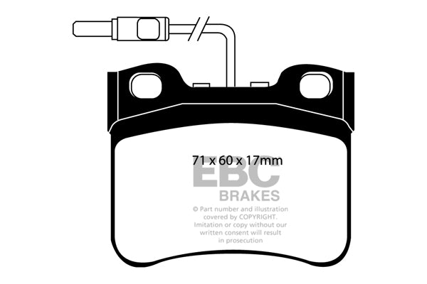 EBC Brakes Ultimax OE Replacement Brake Pad Set – DP1111