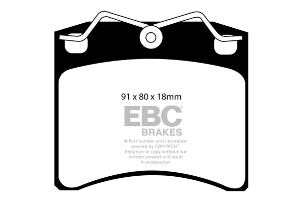 EBC Brakes Ultimax OE Replacement Brake Pad Set – DP1116