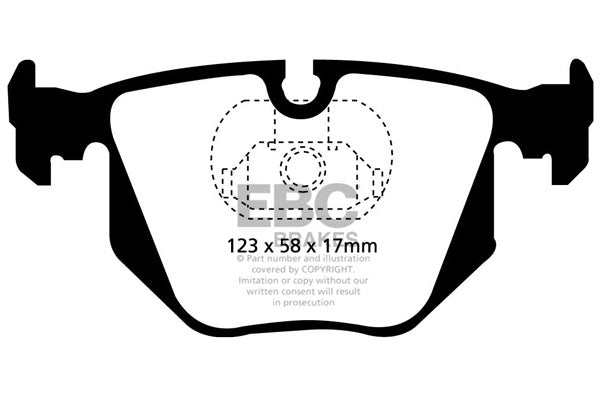 EBC Brakes Yellowstuff 4000 Series Street – DP41118R