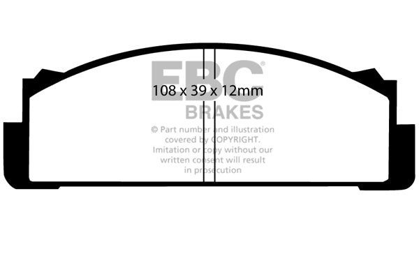 EBC Brakes Ultimax OE Replacement Brake Pad Set – DP112