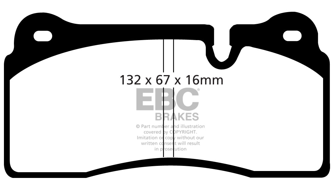 EBC Brakes Yellowstuff 4000 Series Street – DP41118R