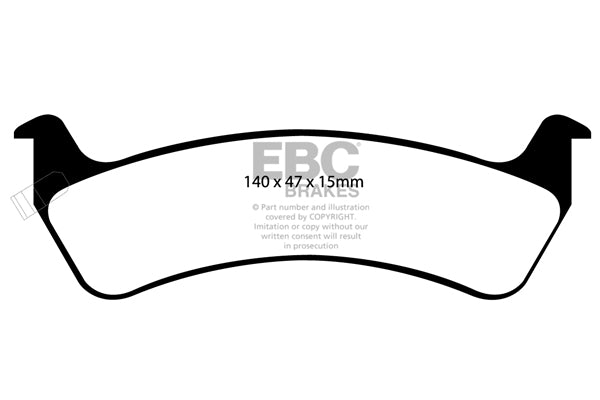 EBC Brakes Yellowstuff 4000 Series Street – DP41129R