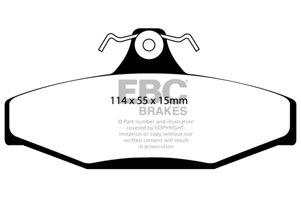 EBC Brakes Ultimax OE Replacement Brake Pad Set – DP1132