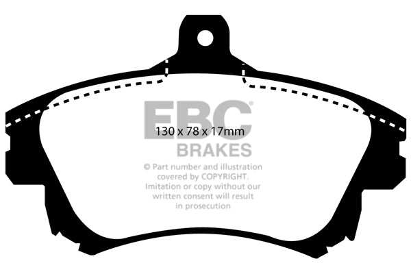 EBC Brakes Ultimax OE Replacement Brake Pad Set DP1139 - Performance HQ - United Kingdom