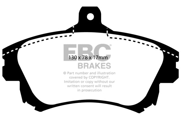 EBC Brakes Yellowstuff 4000 Series Street – DP41139R