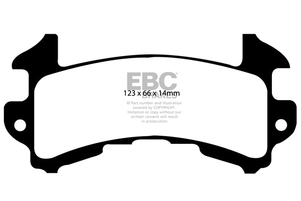 EBC Brakes Yellowstuff 4000 Series Street – DP41146R