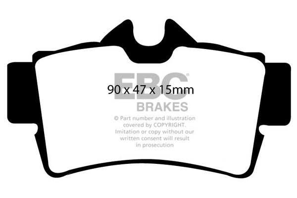 EBC Brakes Ultimax OE Replacement Brake Pad Set DP1156/2 - Performance HQ - United Kingdom