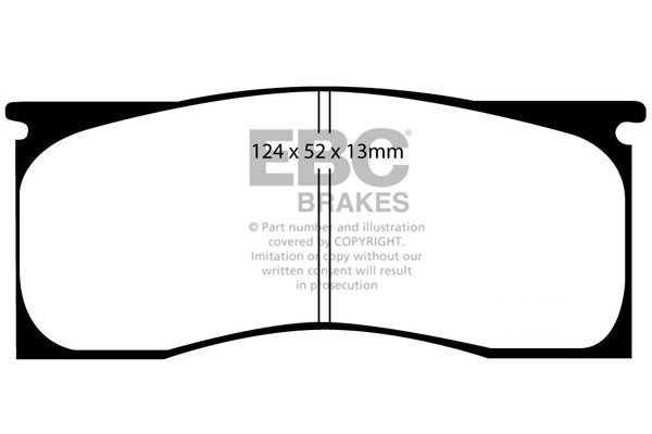 EBC Brakes Yellowstuff 4000 Series Street – DP41157R
