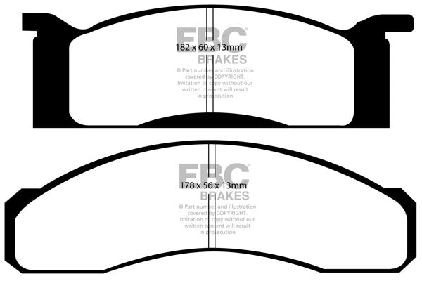 EBC Brakes Yellowstuff 4000 Series Street – DP41157R