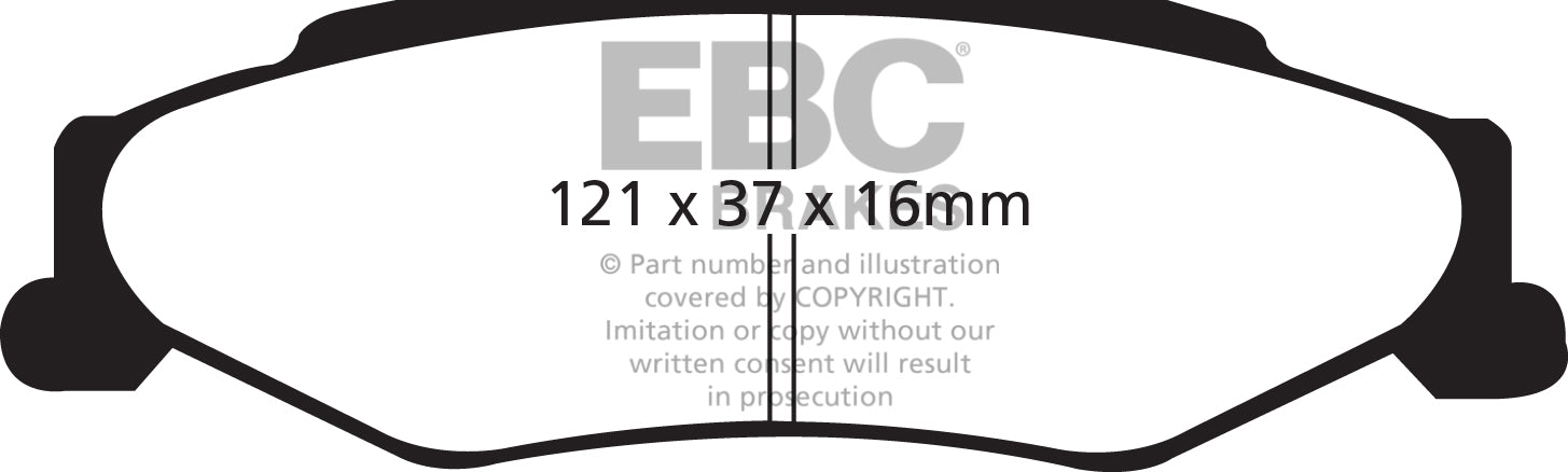 EBC Brakes Bundle – Rear 305mm GD Discs with Bluestuff Pads – PD14KR066