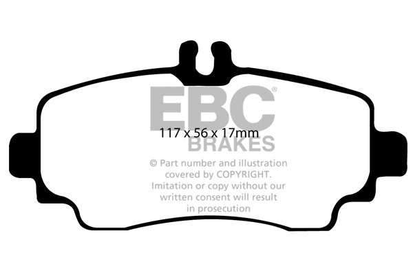 EBC Brakes Greenstuff 2000 Series Sport Brake Pad Set DP21170 - Performance HQ - United Kingdom