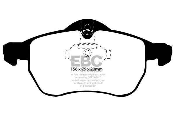 EBC Brakes Bundle – Front 308mm BSD Discs with Yellowstuff Pads – PD18KF074