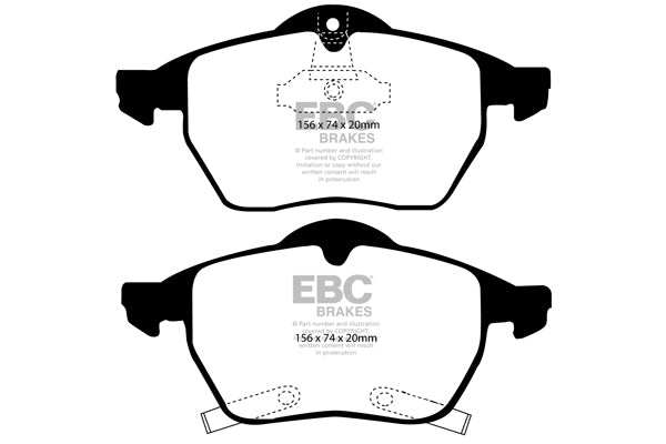 EBC Brakes Bundle Front 288mm BSD Discs with Bluestuff Pads PD19KF228 - Performance HQ - United Kingdom
