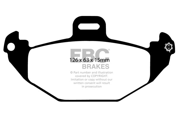 EBC Brakes Ultimax OE Replacement Brake Pad Set – DP1190