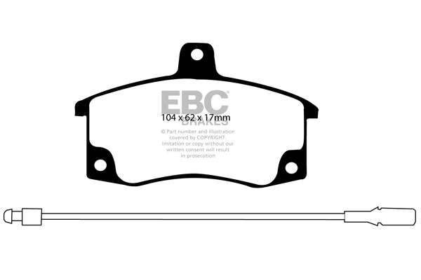EBC Brakes Greenstuff 2000 Series Sport Brake Pad Set – DP21192