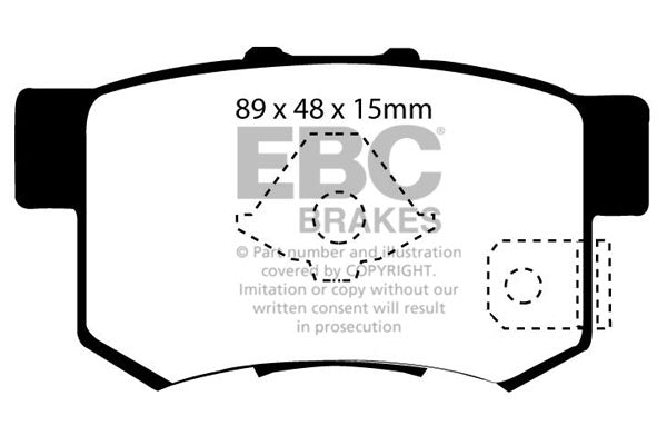 EBC Brakes Yellowstuff 4000 Series Street – DP41191R