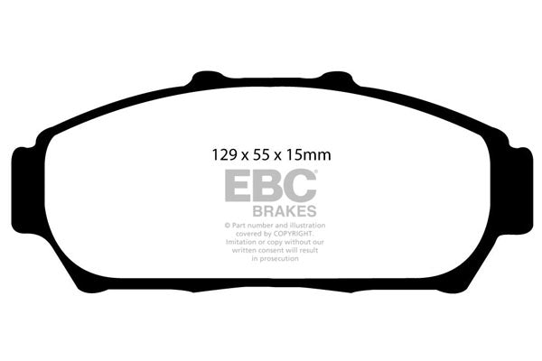 EBC Brakes Yellowstuff 4000 Series Street – DP41206R