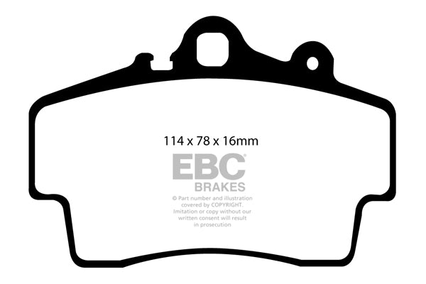 EBC Brakes Racing RP-X Track and Race Brake Pads – DP81207RPX