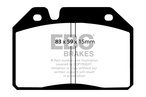 EBC Brakes Ultimax OE Replacement Brake Pad Set – DP121