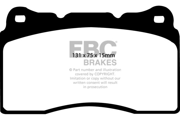 EBC Brakes Yellowstuff Racing Pad and Disc Kit