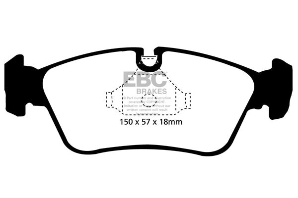 EBC Brakes Yellowstuff 4000 Series Street – DP41211R