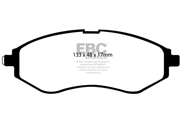 EBC Brakes Ultimax OE Replacement Brake Pad Set – DP1213
