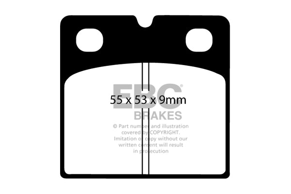 EBC Brakes Ultimax OE Replacement Brake Pad Set – DP1215