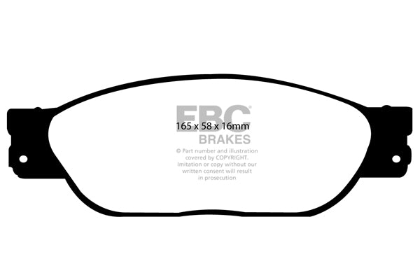 EBC Brakes Yellowstuff 4000 Series Street – DP41220/2R