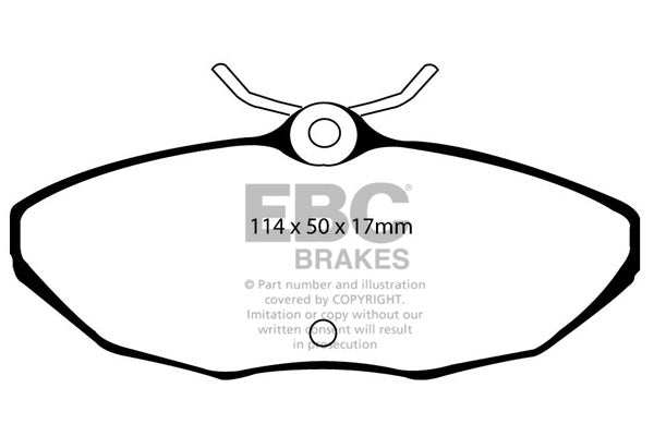EBC Brakes Greenstuff 2000 Series Sport Brake Pad Set DP21221 - Performance HQ - United Kingdom
