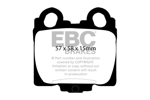 EBC Brakes Yellowstuff 4000 Series Street – DP41221R