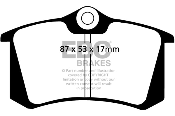 EBC Brakes Bundle – Rear 256mm BSD Discs with Greenstuff 2000 Pads – PD16KR074