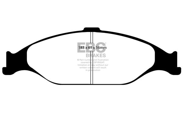 EBC Brakes Yellowstuff 4000 Series Street – DP41242R
