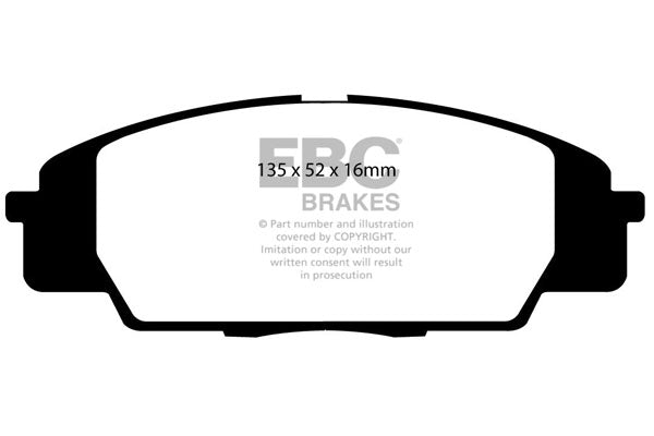 EBC Brakes Bundle – Front 300mm BSD Discs with Bluestuff Pads – PD19KF280