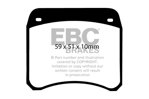 EBC Brakes Yellowstuff 4000 Series Street – DP41289R
