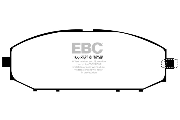 EBC Brakes Yellowstuff 4000 Series Street – DP4127R