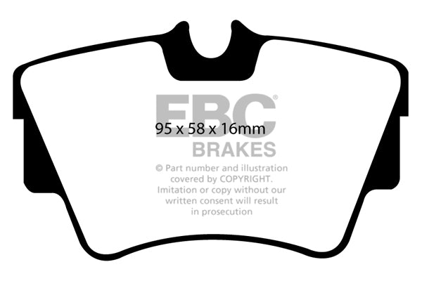 EBC Brakes Ultimax OE Replacement Brake Pad Set – DP1284