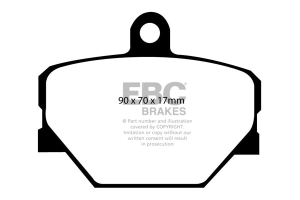 EBC Brakes Yellowstuff 4000 Series Street – DP41282R