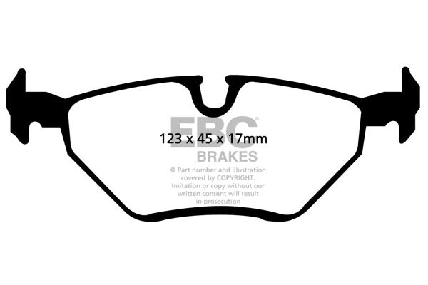 EBC Brakes Yellowstuff 4000 Series Street – DP41289R