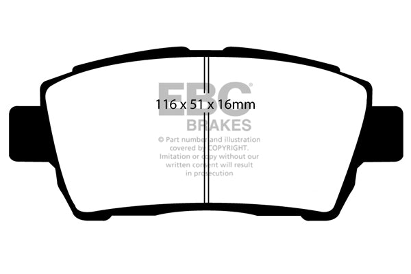 EBC Brakes Ultimax OE Replacement Brake Pad Set – DP1295
