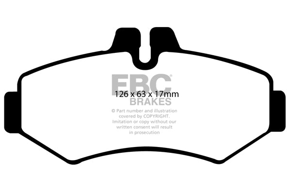 EBC Brakes Yellowstuff 4000 Series Street – DP41298R