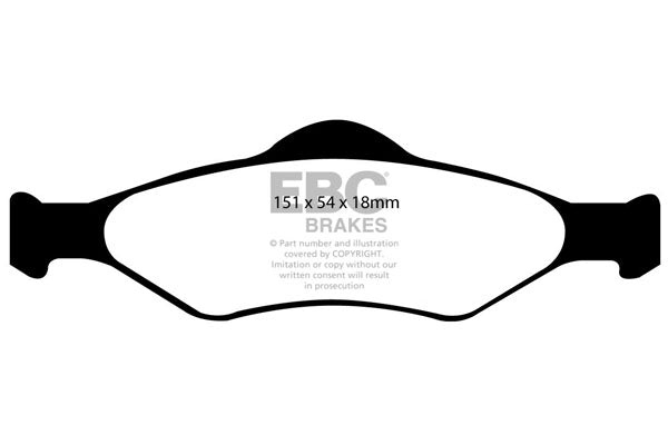 EBC Brakes Yellowstuff 4000 Series Street – DP41300R