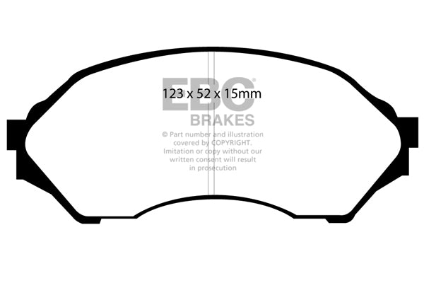 EBC Brakes Ultimax OE Replacement Brake Pad Set – DP1302