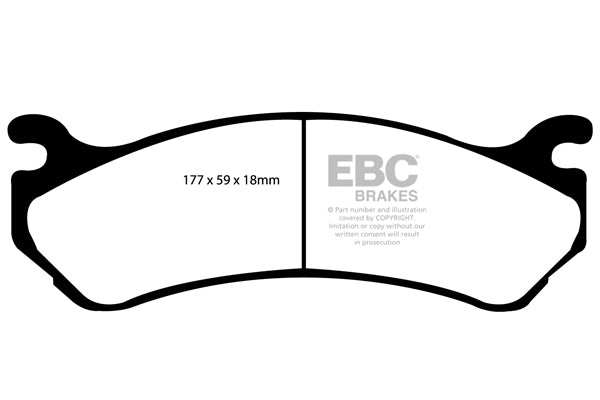 EBC Brakes Bundle Rear 330mm GD Discs with Yellowstuff Pads PD13KR238 - Performance HQ - United Kingdom