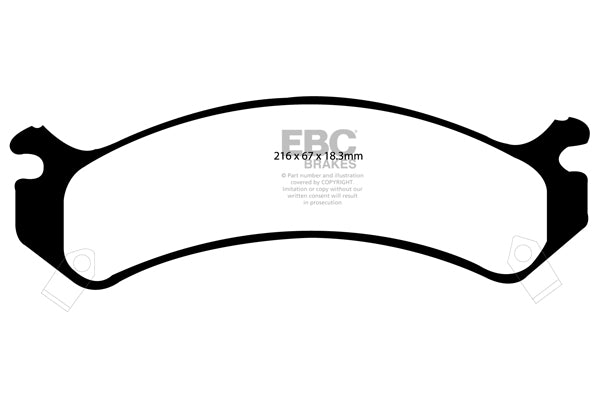 EBC Brakes Yellowstuff 4000 Series Street – DP41305R