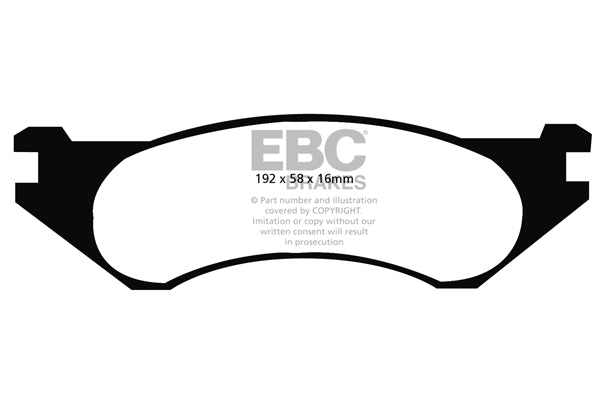 EBC Brakes Yellowstuff 4000 Series Street – DP41306R
