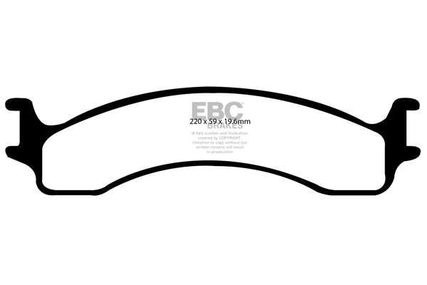 EBC Brakes Yellowstuff 4000 Series Street – DP41307R