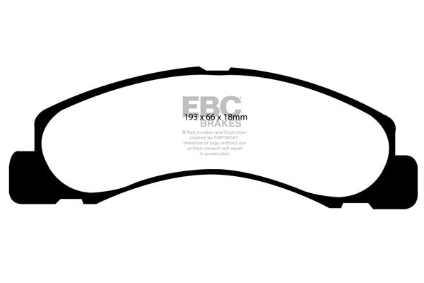 EBC Brakes Yellowstuff 4000 Series Street – DP41307R